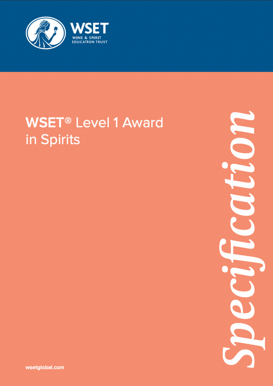 WSET 烈酒 - 第一級認證規格