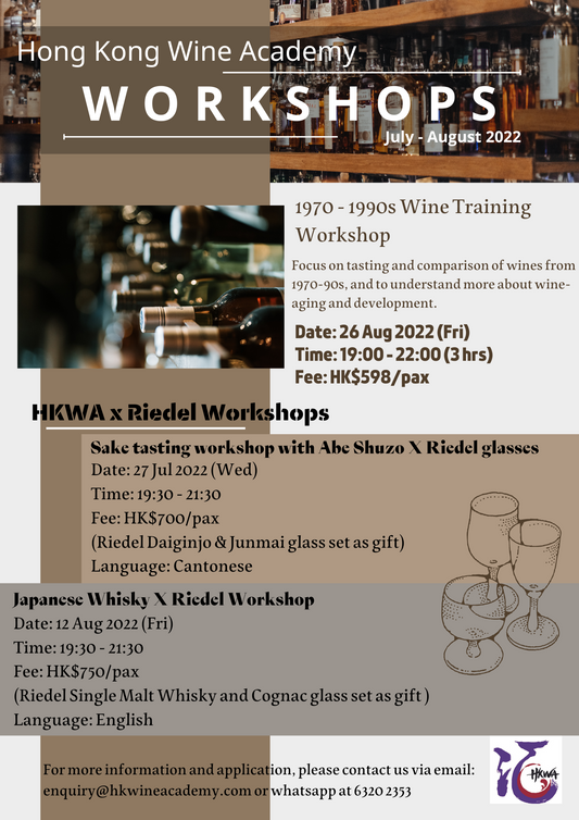 July - August 2022 Workshops